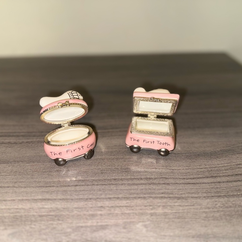 Pink Baby Keepsake Boxes